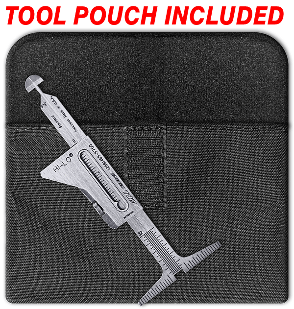 Bridge Cam Gauge, HI-LO Welding Gauge & Pouch Combo