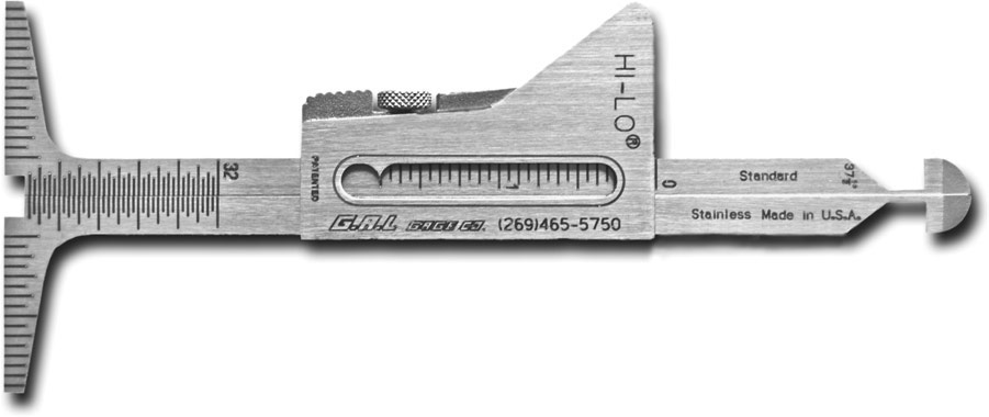 HI-LO Welding Gauge - Measures Internal Alignment, New Slim Design Is 30% Lighter