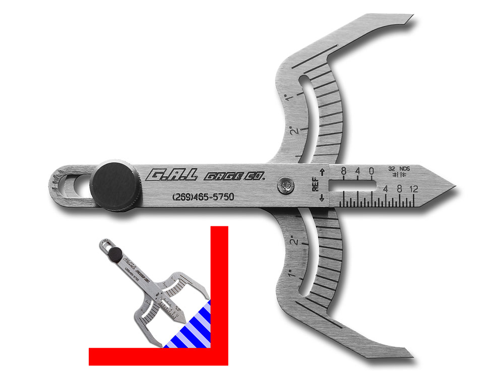 Weld Profile Gauge - Quickly & easily check your welds for proper profile.