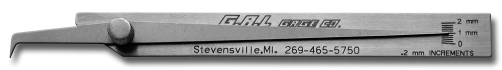 Pit Gauge - Check Undercut/Pits, All Stainless Steel